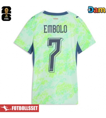 Schweiz Breel Embolo #7 Bortatröja Dam VM 2026 Kortärmad